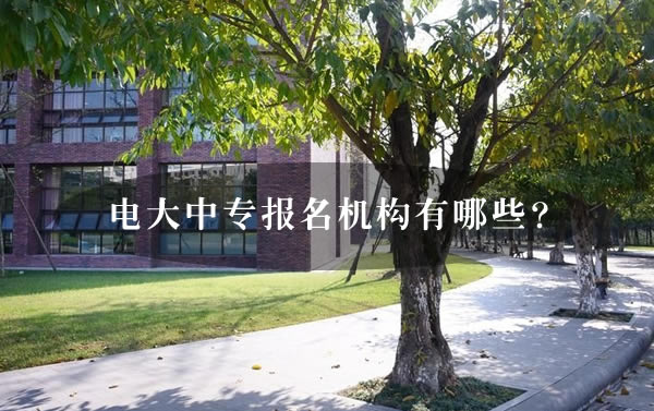 電大中專報名機構有哪些？