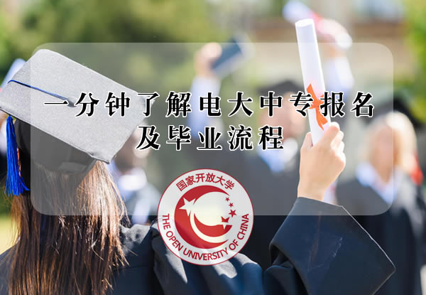 一分鐘了解電大中專報名及畢業流程